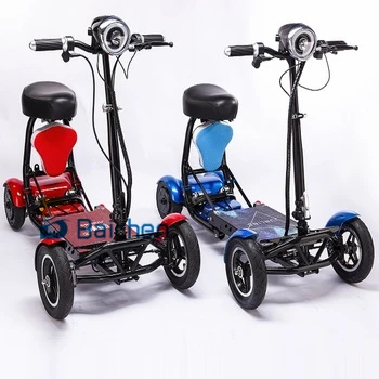 

Lithium Battery Folding High Quality Lightweight Electric Mobility Scooter For Disabled, Black/ blue/ red/ customized