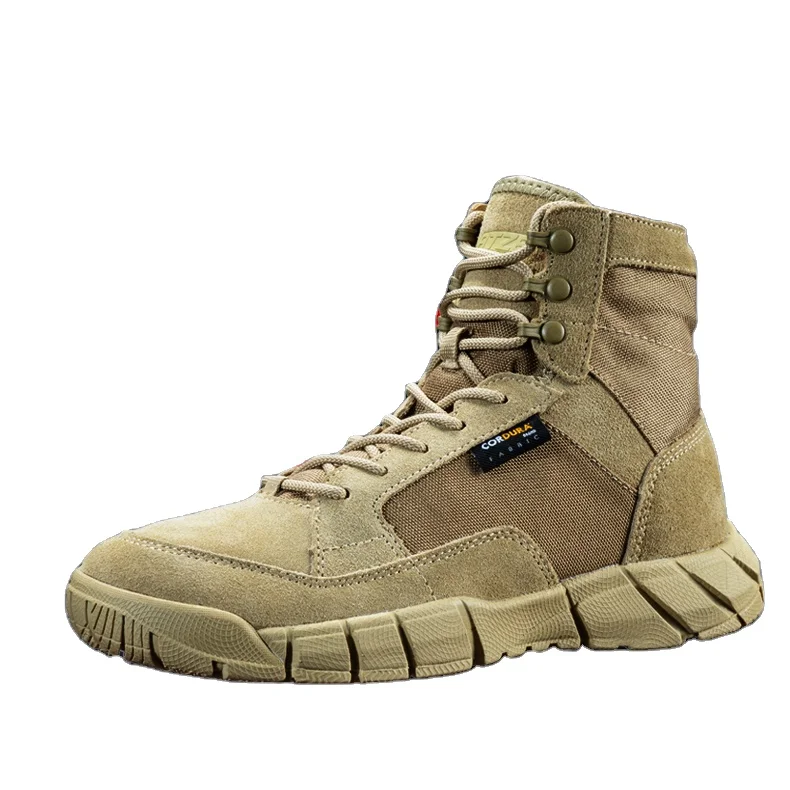 

waterproof boot and outdoor Light combat desert military boot, Khaki