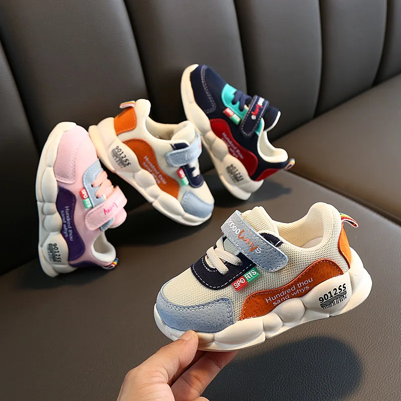 

2019 autumn new children's sports shoes non-slip soft bottom boys and girls baby function shoes children's toddler shoes