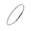 high fashion classic adjustable crystal stainless steel diamond tennis bracelet