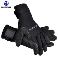 

Divestar Custom neoprene gloves, Durable kever 5mm anti-slip Neoprene diving gloves