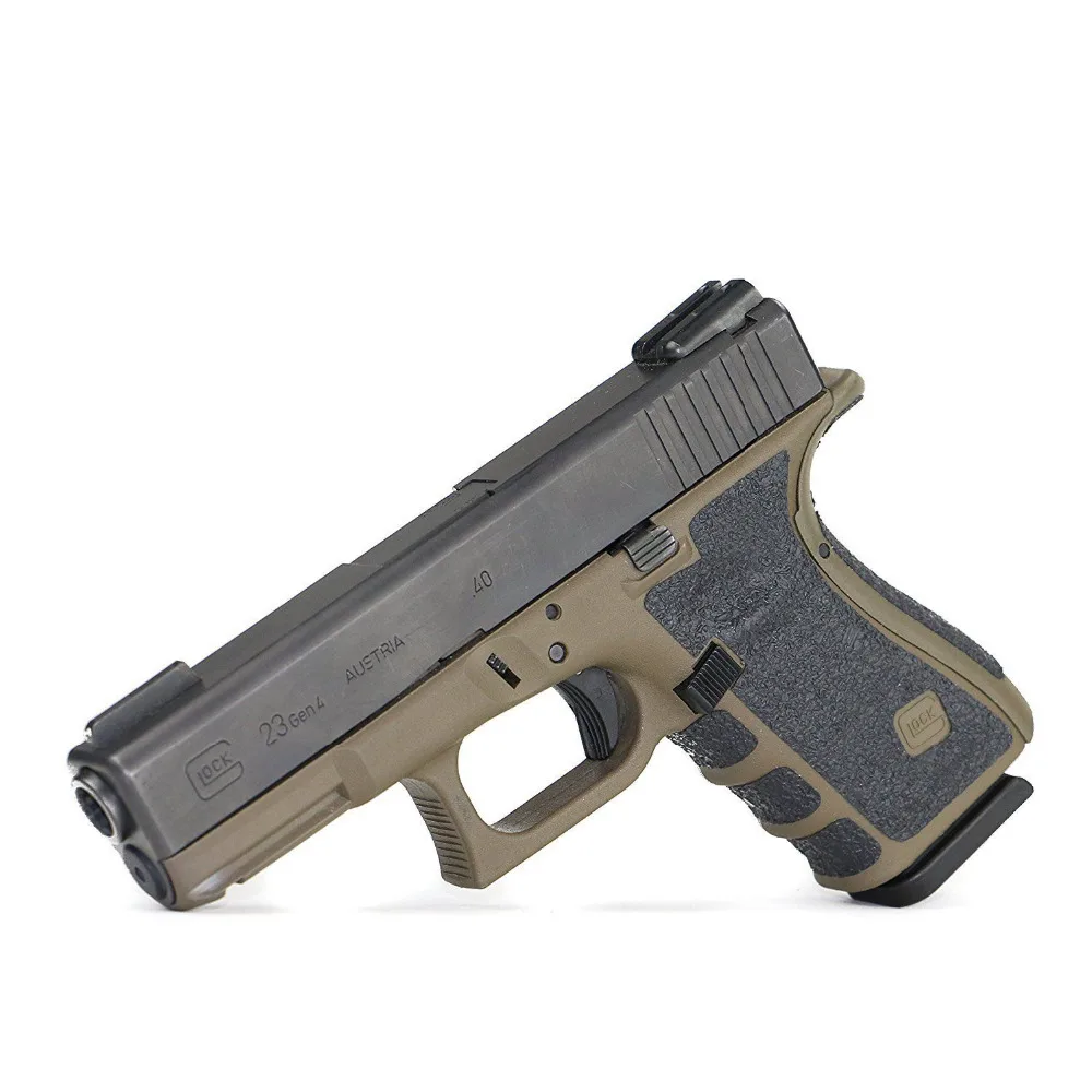 

Pistol Gun Glock Non-slip Rubber Texture Grip Wrap Tape For Glock 17 19 20 21 22 23 26 32 33 38 Holster Pistol Gun Accessories, Black