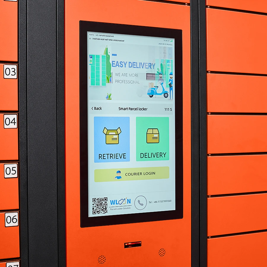 
Accept Customized Smart Parcel Locker Intelligent Parcel Delivery Locker In Multi-language 