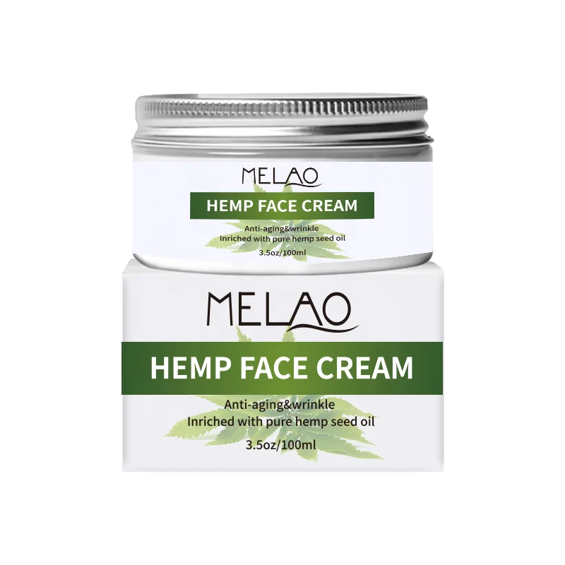 

OEM Private Label Pure Organic Seed Oil Extract Natural Facial Whitening Cleansing Hemp Cream, Transparent