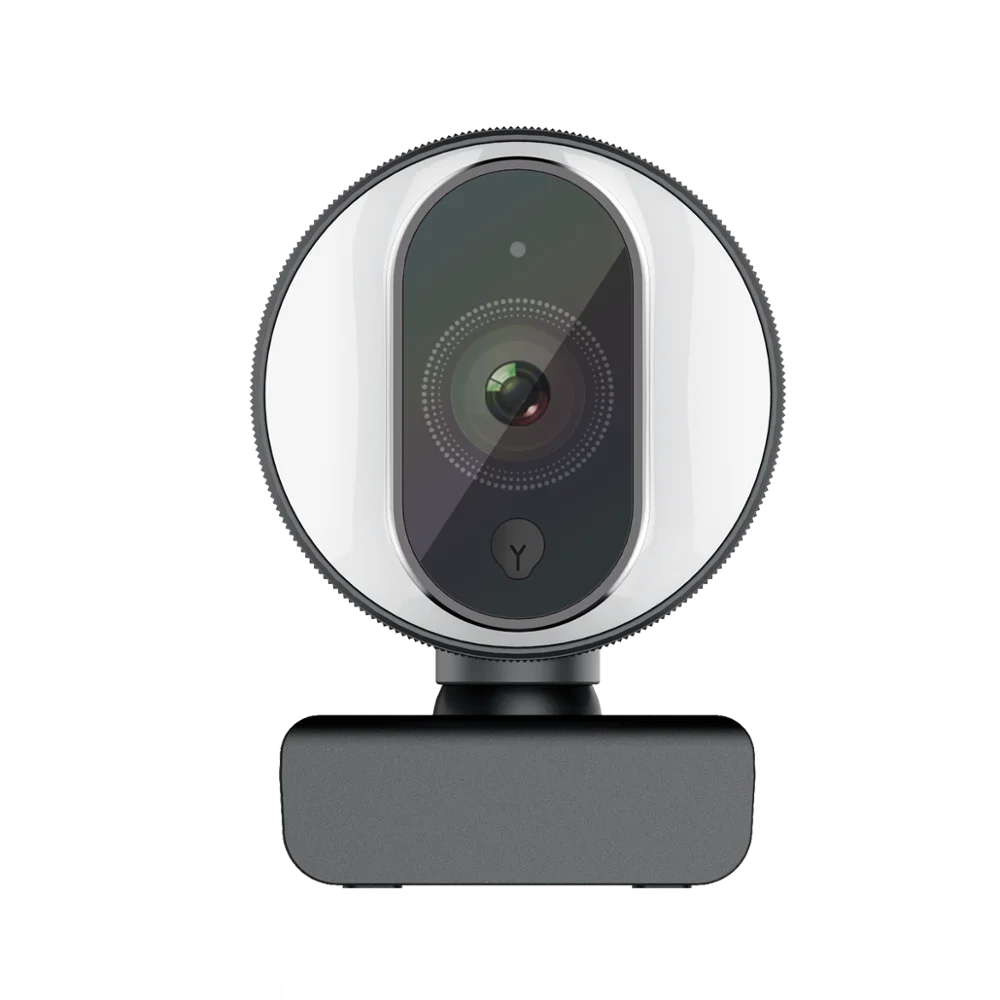 Streaming 1080P HD Webcam Built in Adjustable Ring Light and Mic. Advanced autofocus AF Web Camera for Xbox Gamer