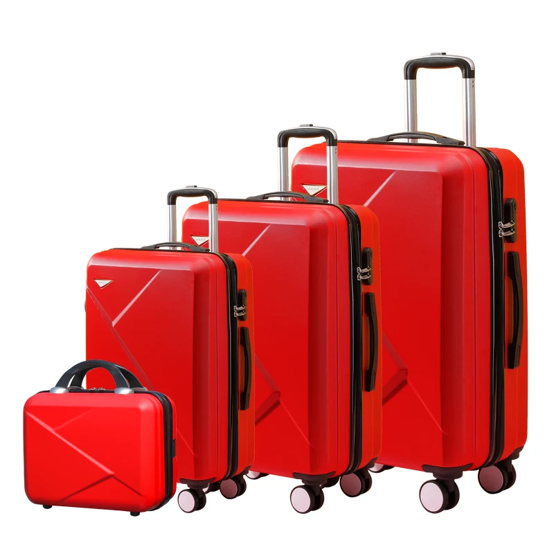 

3 Pieces Set 20/24/28 Inch Abs 4 Wheel Spinner Luggage