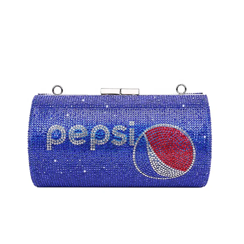 

2021 new creative personality diamond cool bottle shoulder chain messenger bag