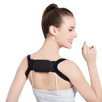 

BSCI factory OEM premium soft new concealed unisex upper back brace body posture corrector