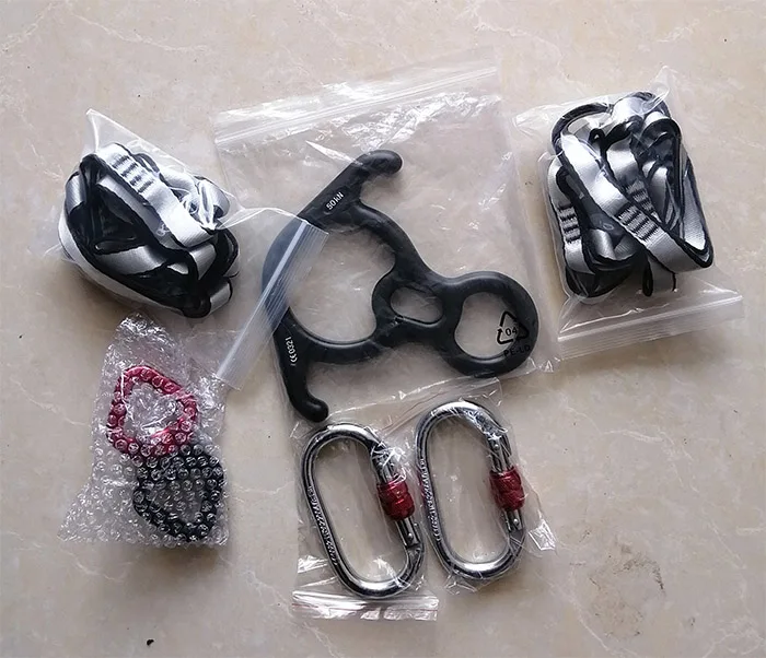 
Climbing 30kN CE EN354 Ball Bearing Aluminum Swivel for Aerial Yoga 