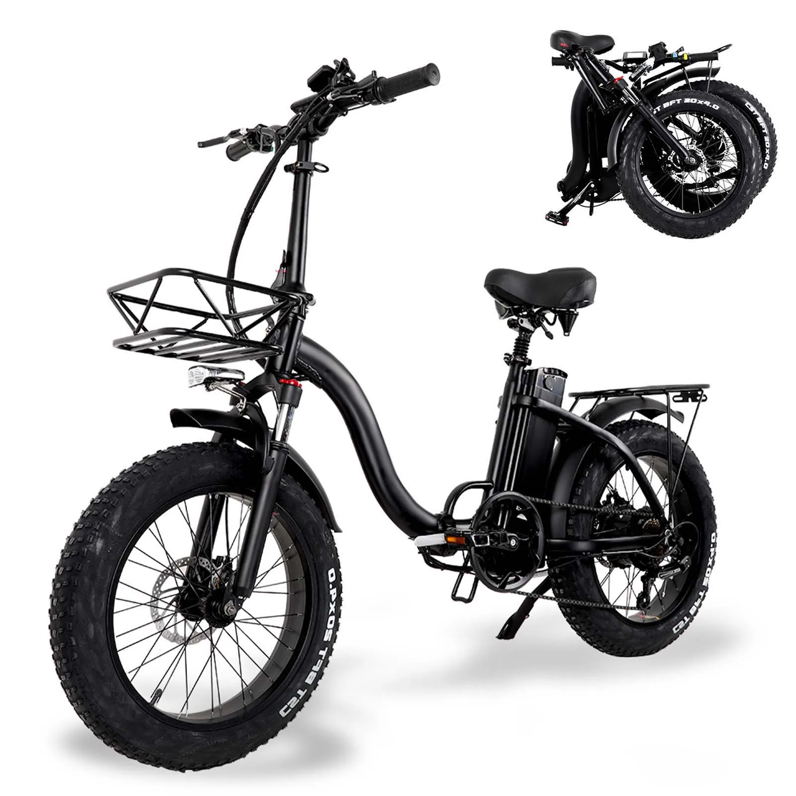 

TOODI EU Warehouse Folding Electric bicycle 500W 750W 48v 15Ah 20inch Electric Bike, Customizable color