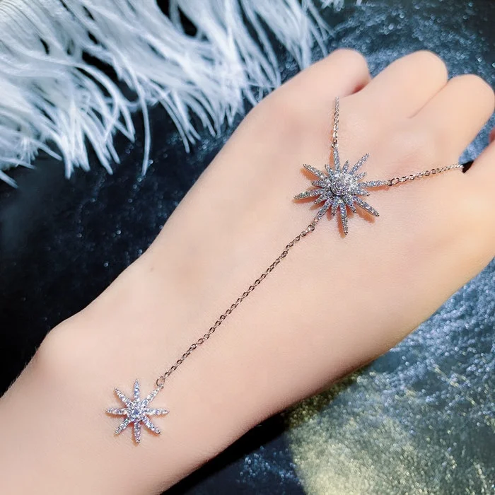 

New Fashion Korean Necklace Luxury Shiny Zircon Star Pendant Necklaces For Women Fashion Clavicle Necklace Choker Jewelry Gift, Customized color