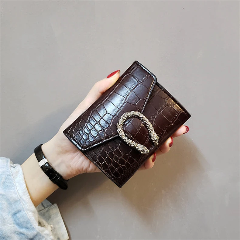 

Hot Sale Casual Handbags For Women 2021 Elegant Fashion Ladies Card Holder Wallet Wholesale, Black,red,blue,brown
