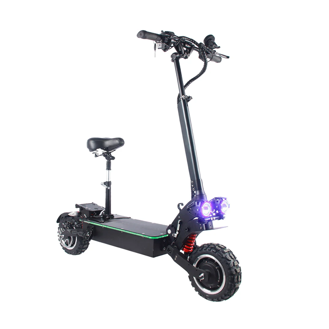 

waibos 80-150kms range dual motor e scooter New design foldable 72V 7000W 60v 6000W electric scooter with 11 inches road tire