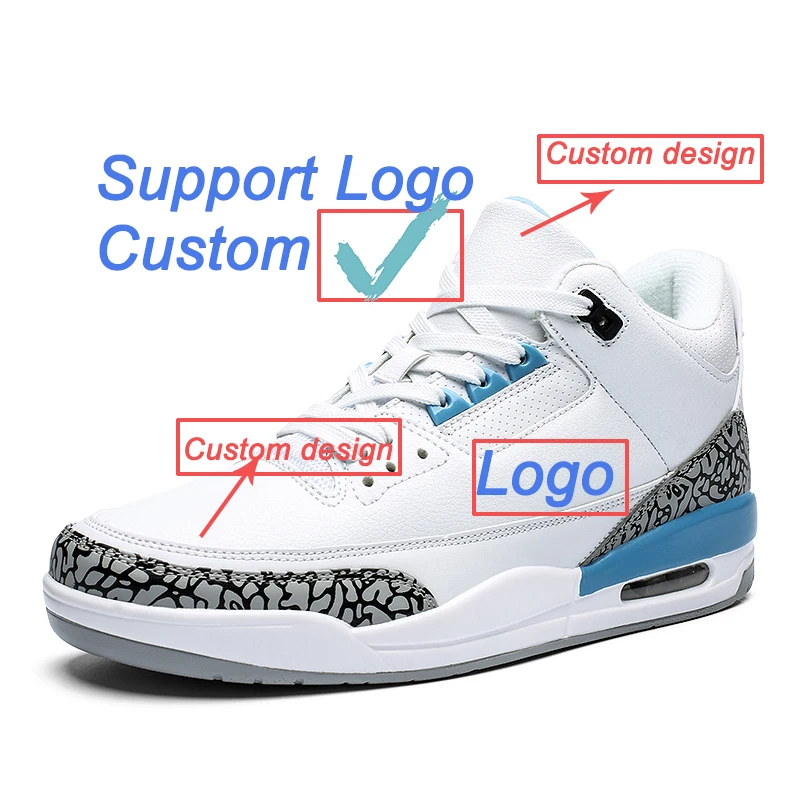 Running Shoes Custom Stylish Look Sneakers Air Cushion jordan 3 Retro Basketball Shoes Special gift for men boyfriend