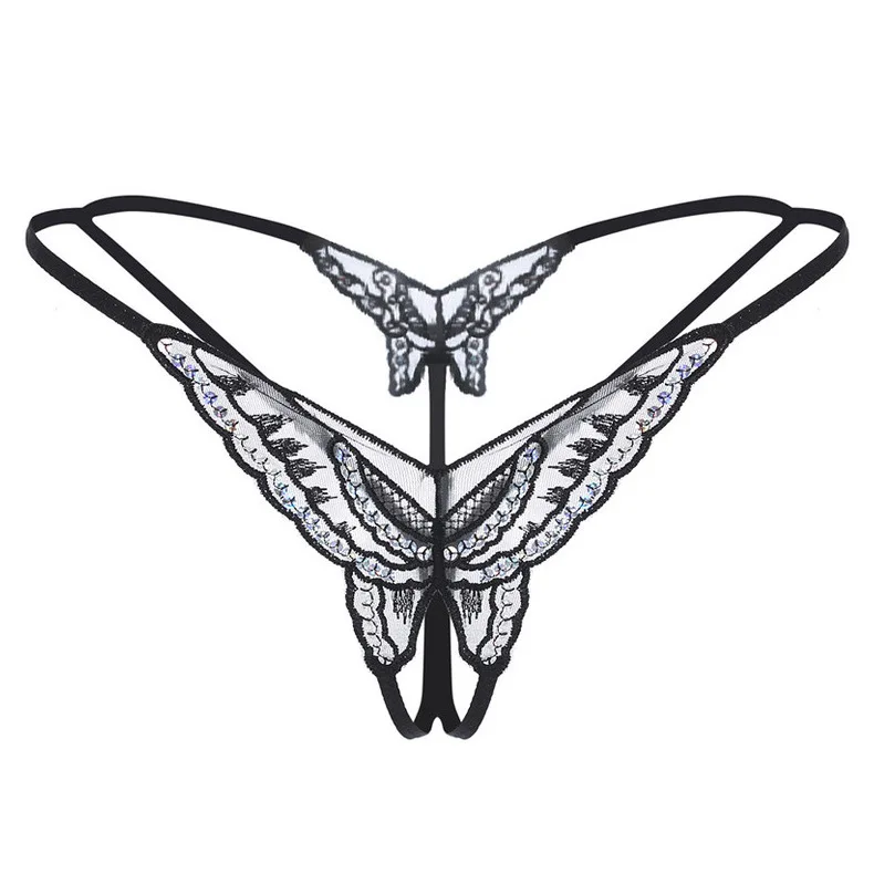 

Europe and America Hot Selling Lace Black Red Sheer Transparent T Back Underwear Sexy Lingerie, As picture or customized make