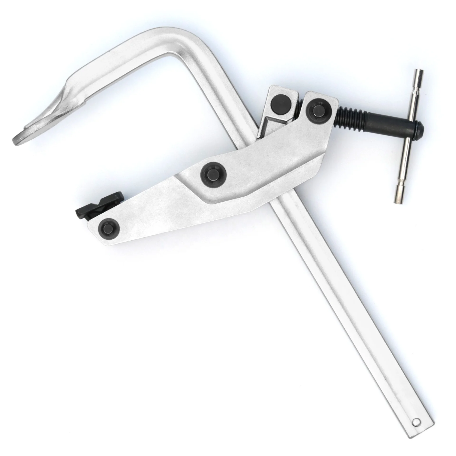 Heavy Duty Forged Steel F Clamp Push-Back Cantilever Type for Woodworking Assembly for Assembly Work