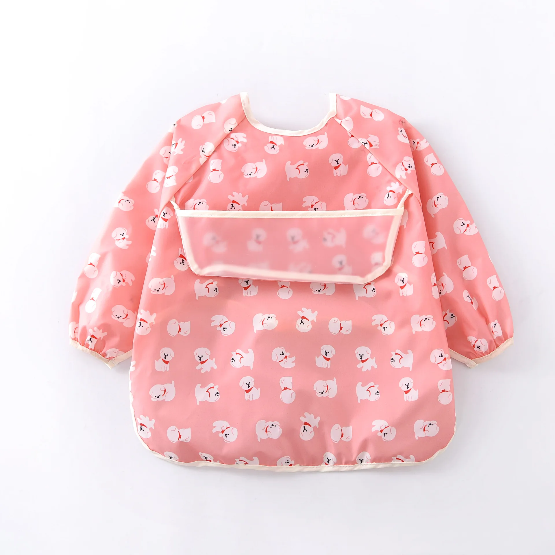 

Baby Gowns Children's Waterproof Anti-wear Clothing for Boys and Girls Long-sleeved Aprons Baby Bibs Saliva Towels