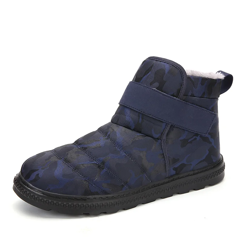 

New plus velvet to keep warm outdoor cotton shoes men's skating shoes high-top thickening to keep warm snow boots