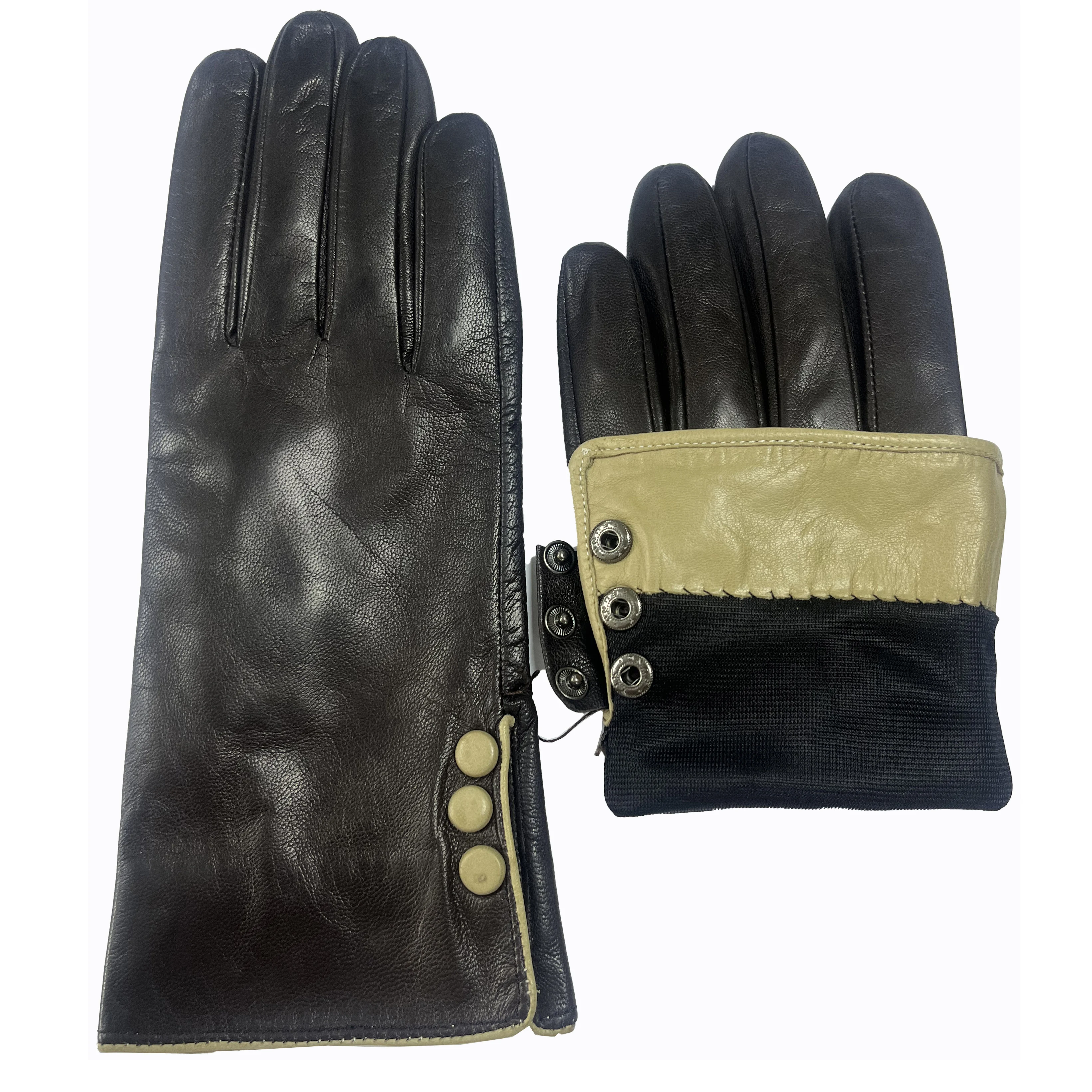 

Wholesale Customized Fashion Winter Genuine Leather Womens/Mens Driving Gloves