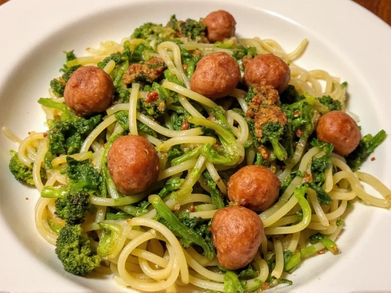 sausage broccoli rabe pasta
