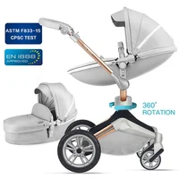 

Baby Stroller 360 Rotation Function luxury baby stroller 3-in-1 stroller travel system pushchair pram 3 in 1