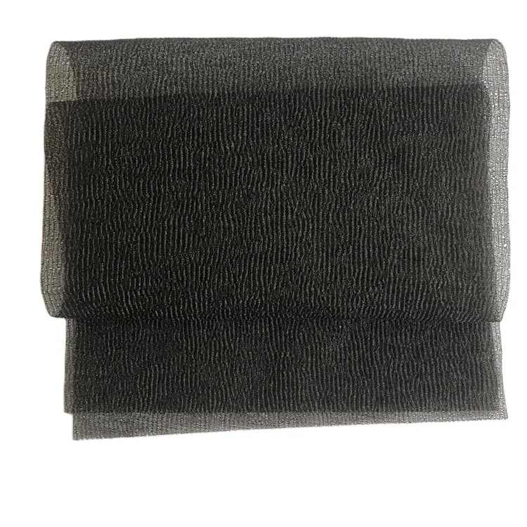 

2018 Black color nylon exfoliating wash cloth beauty polish skin cloth