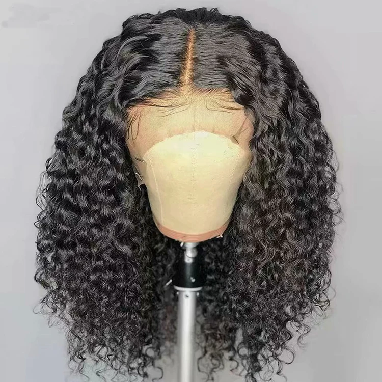 

Women hair wig human ready to ship cheap human hair lace front wig with baby hair