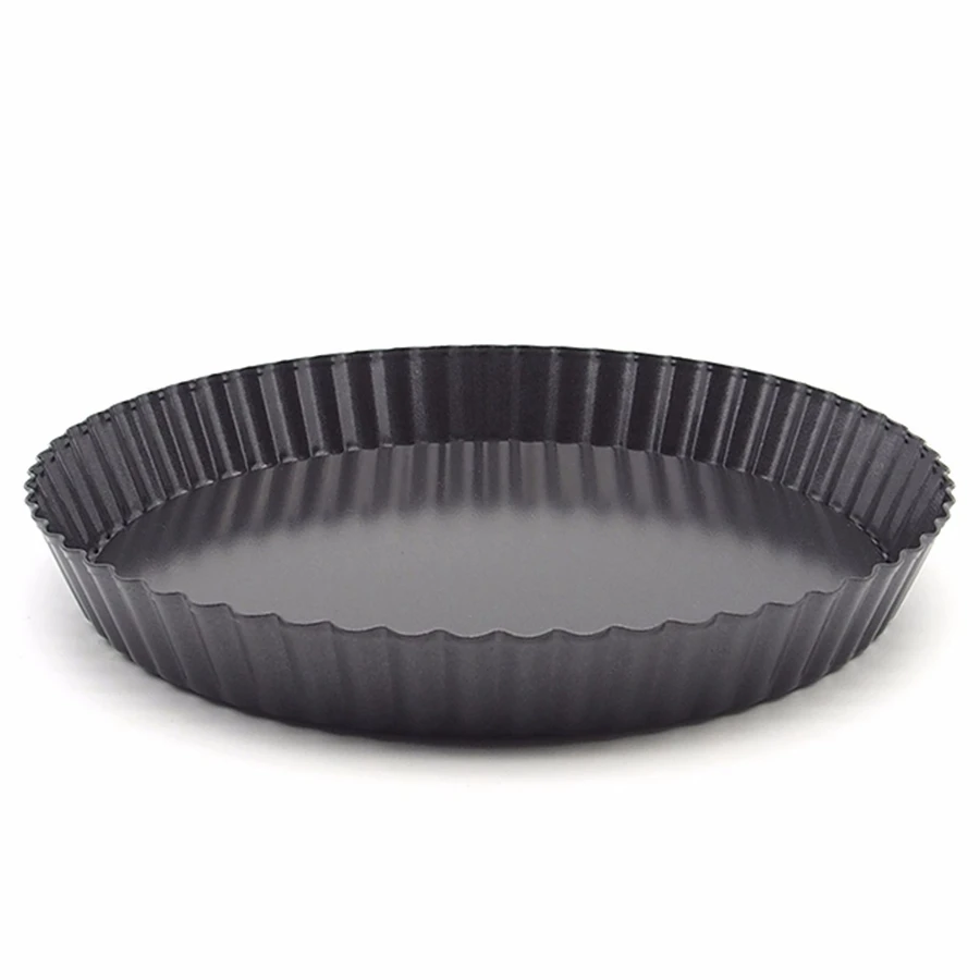 

Amazon Hot Selling  Carbon Steel Nonstick Loose Bottom Round Tart Pan Quiche Pan for Oven Baking