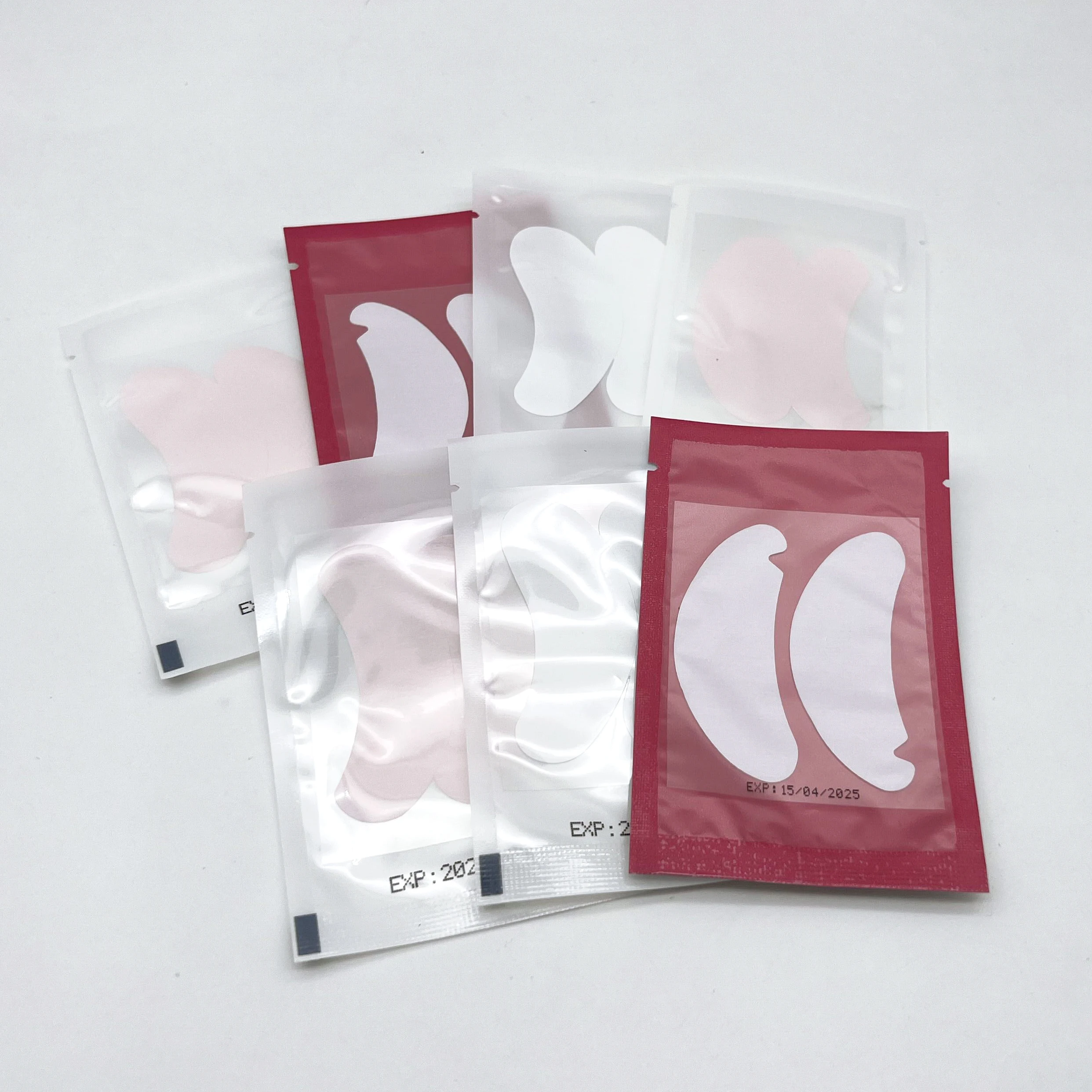 

New style Thin Material Smooth Bright White Eye Patch For Eyelash Extension collagen under eye patches Bio gel eye pads