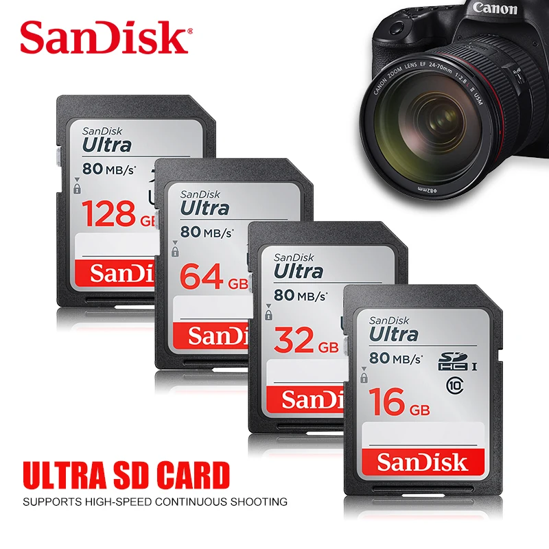 

Wholesale SanDisk SD Card 16GB flash memory card for Camera video