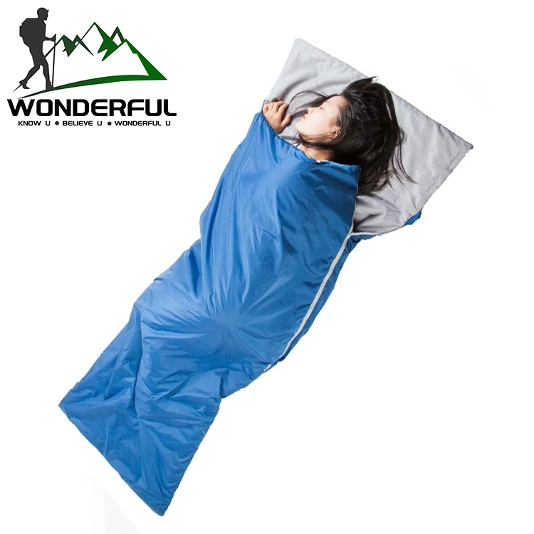 

Spring Autumn 5 Degree Adult Outdoor Camping Hooded Envelope Mini Single Ultralight Sleeping Bag