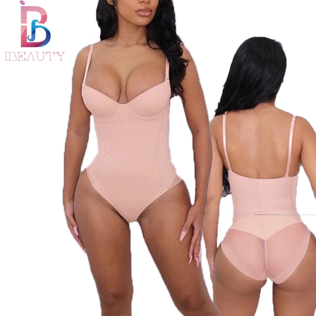 

Ibeauty 2022 Amazon Hot-Selling Hip Lift Women Bodysuit Sexy Jumpsuit Playsuits Workout Bodysuits For Women, Pink,balck