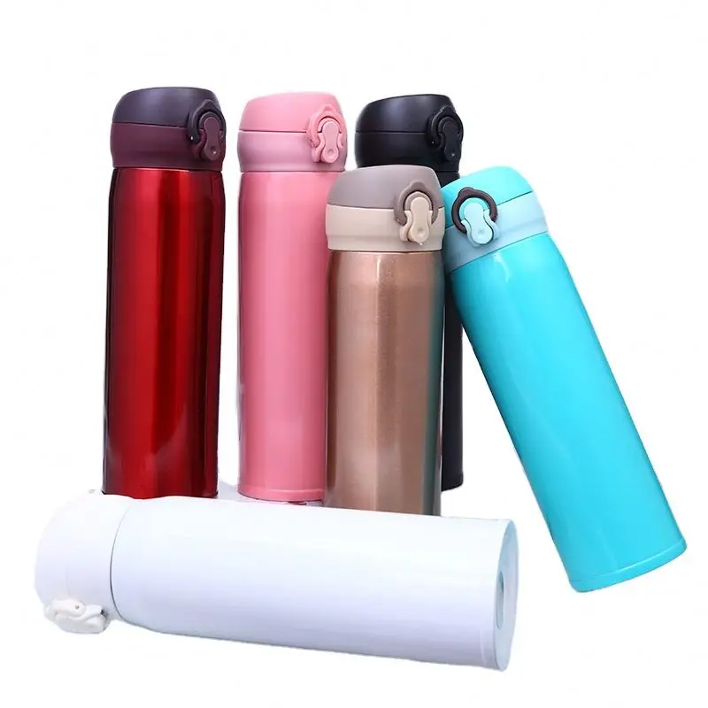 

Water-Bottle Cycling Outdoor Sports School Kids Cute Camping Hiking 500ml TSLM1 Animals, Black,white,gold,pink,red,blue