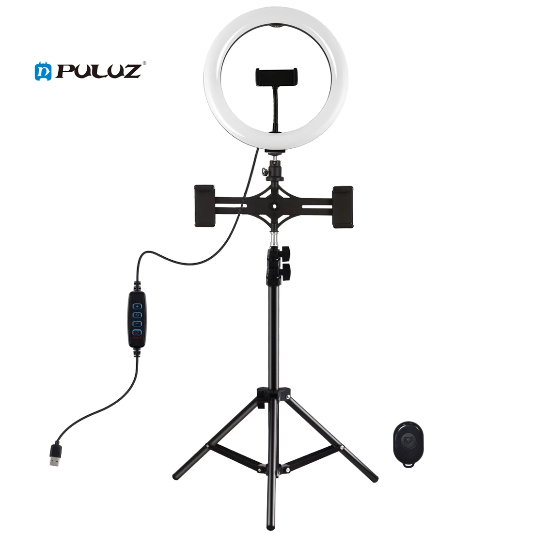 

Fast Shipping PULUZ 10.2 inch 26cm Selfie Led Ring Light with 1.1m Tripod Stand Foldable Ring Light