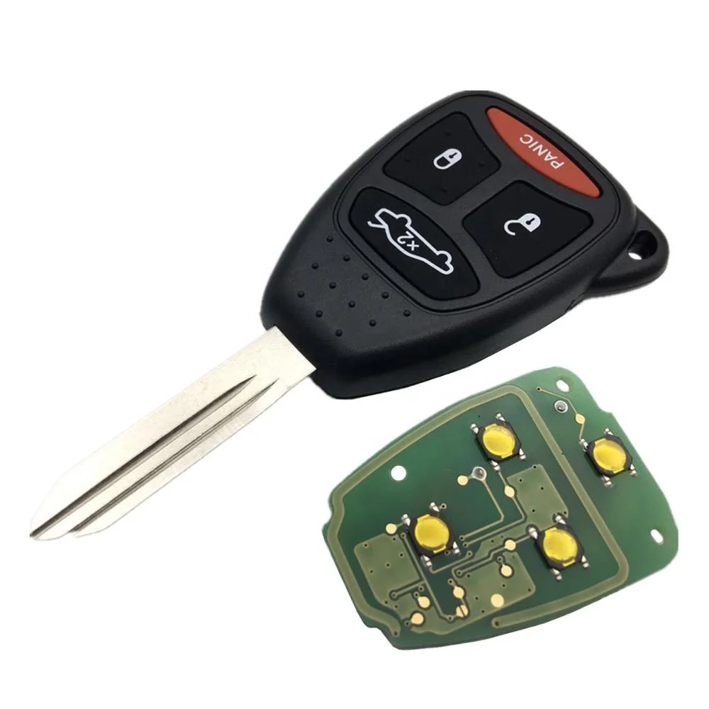 315 Mhz Id46 Chip 4 Buttons Car Remote Key Fob Cover For Chrysler Dodge ...