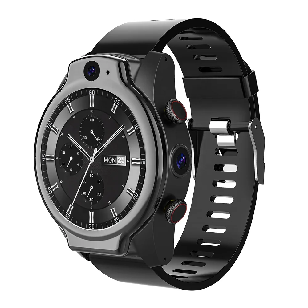 

Rogbid Brave Pro 1.69 inch IPS round screen 4G smart watch Octa Core Face Unlock 4+64GB 1600mAh Android smart bracelet