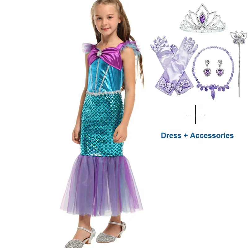 

Newest Model Kids Fancy Clothes Movie Costume Girls Birthday Party Dress Halloween Holiday Clothing