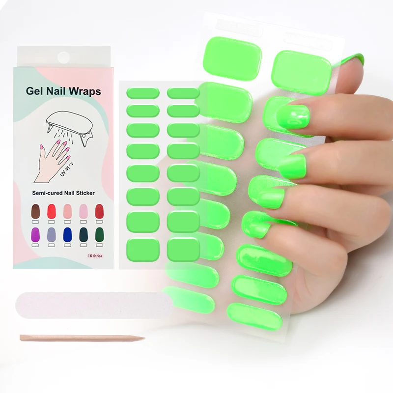 

Factory Price Customized Design Nail Wraps Designer Gel Nail Sticker