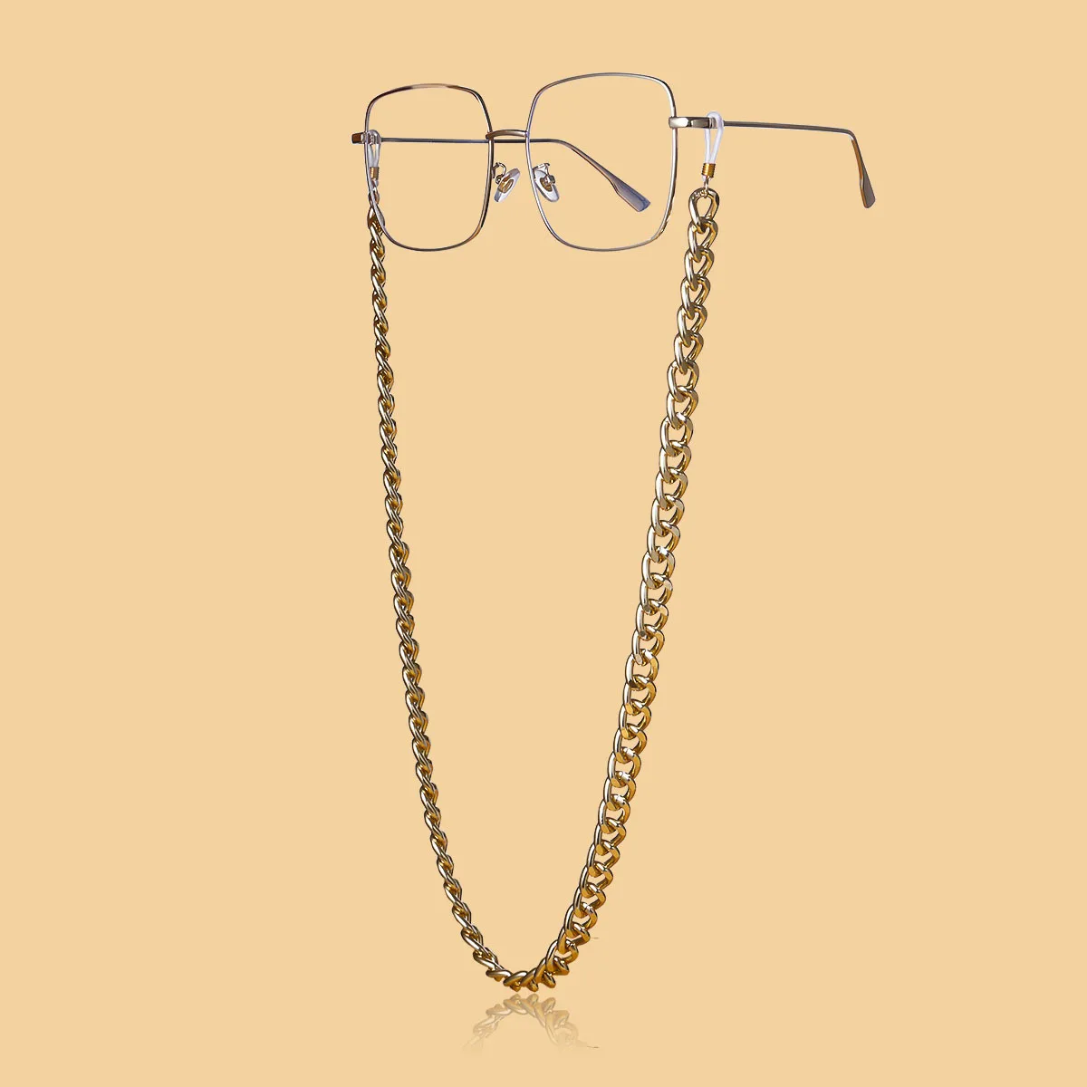 

2020 New Fashion Eye Glasses Sunglasses Spectacles Vintage Chain Holder Cord Lanyard Necklace Gold Silver Eyeglass Chain Holder, As photo