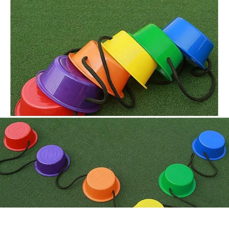 Kids Jumping Walking Stilts Balance Training Equipment Plastic Stepping