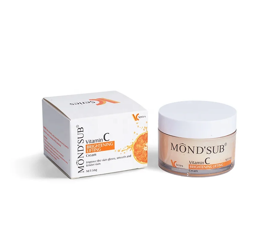 

MOND'SUB Natural Skin Moisturizing Vitamin C Whitening Face Cream Private Label