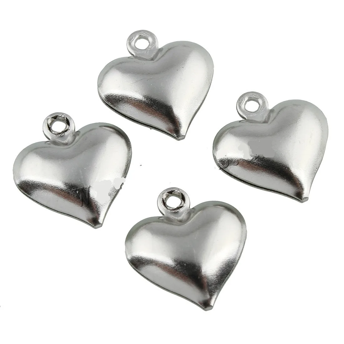 

Titanium Stainless Steel Peach Heart light Pendant Necklace Charm Pendant For Diy Jewelry Accessories Making