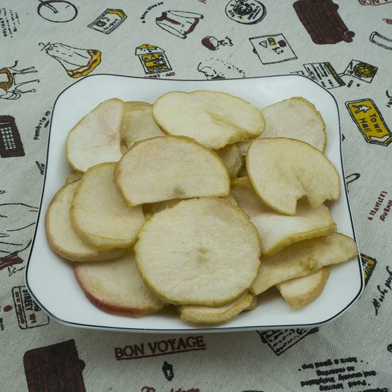 
professinal manufacture China Supplier vacuum frying apple chips FD heathy fruit snacks 