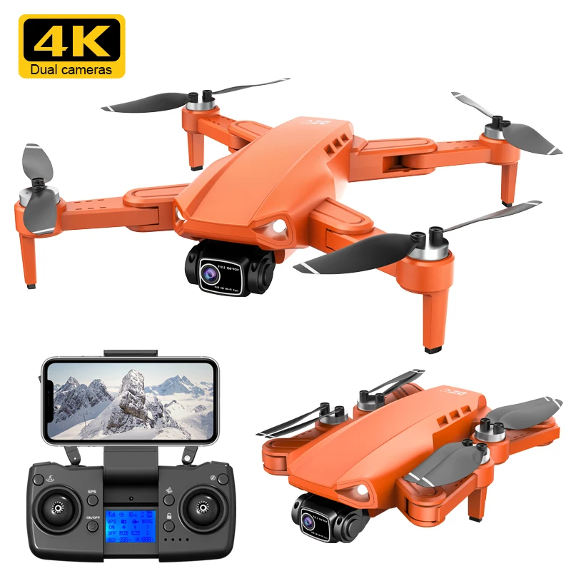 

L900PRO brushless gps four-axis folding drone 4K HD aerial photography aircraft, Black