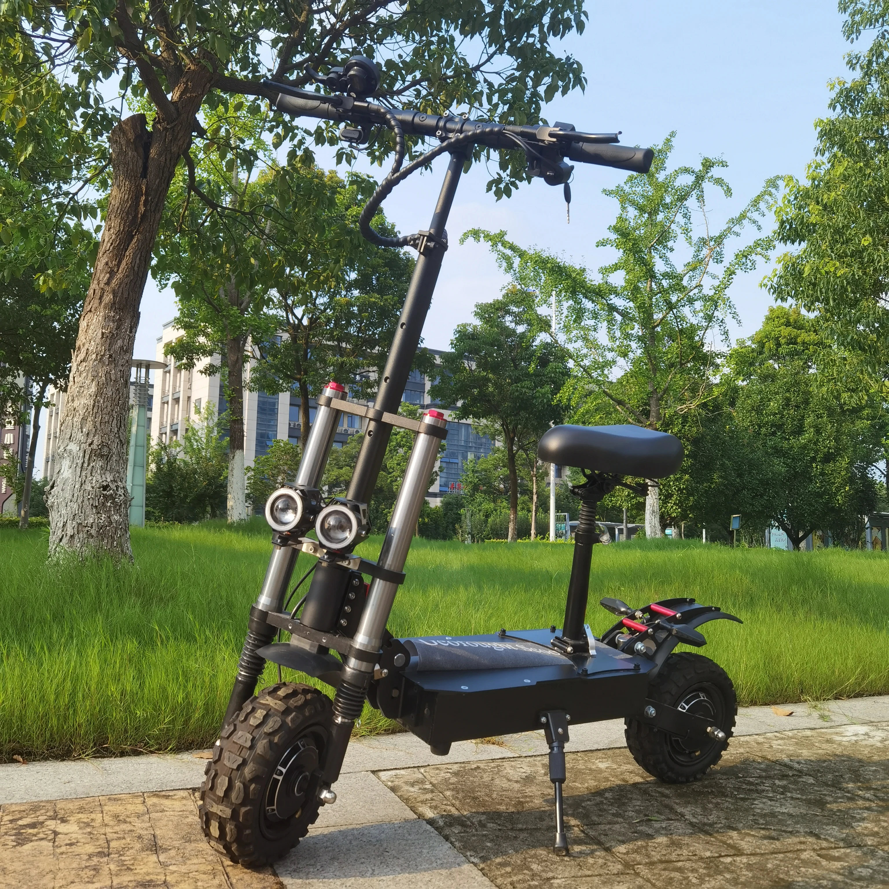 

Geofought e scooter mit 80 km/h 60v 5600w 6000w dual motor 11inch off road tire electric scooter stock in eu warehouse
