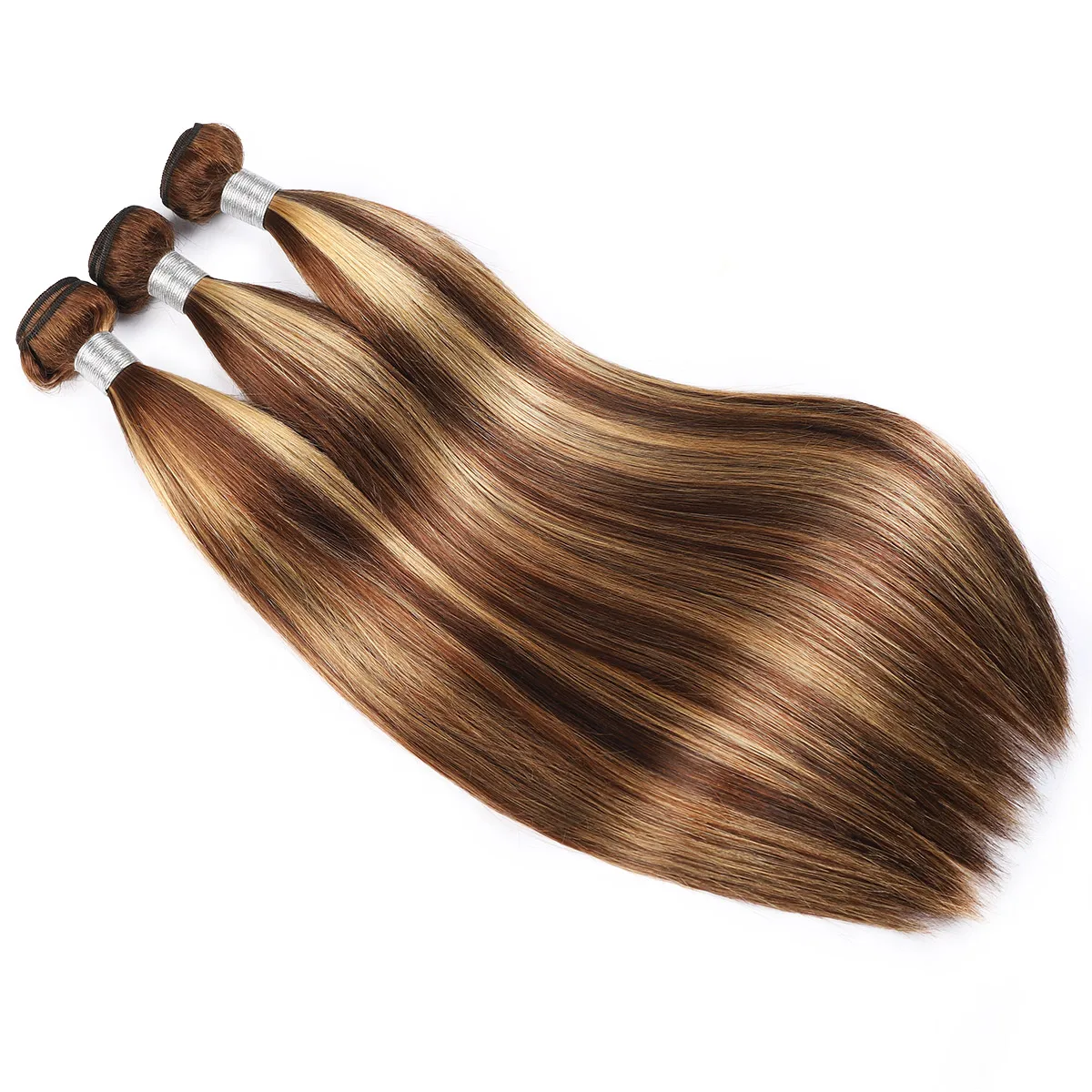 

427 straight 100% human hair bone raw Brazilian cuticle aligned hair extension double drawn remy virgin human hair bundles