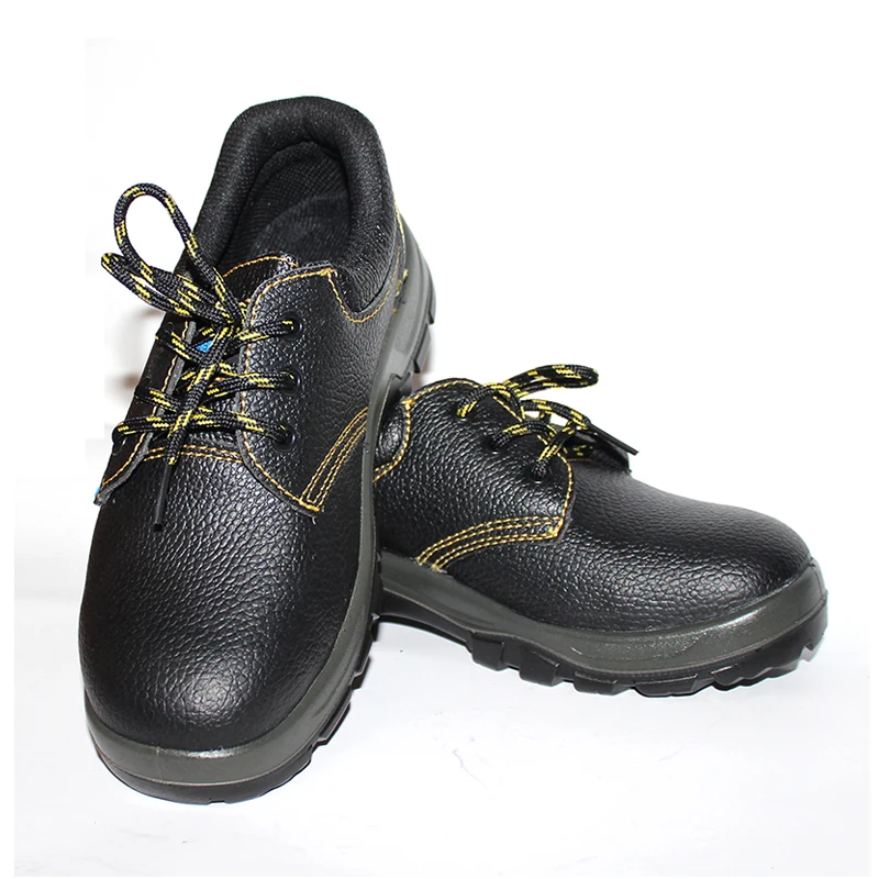 

Toe Work Safety Shoes Outsole Steel Factory Price Fashionable Men Pu Black Construction Site Anti-static  10 Pairs Box
