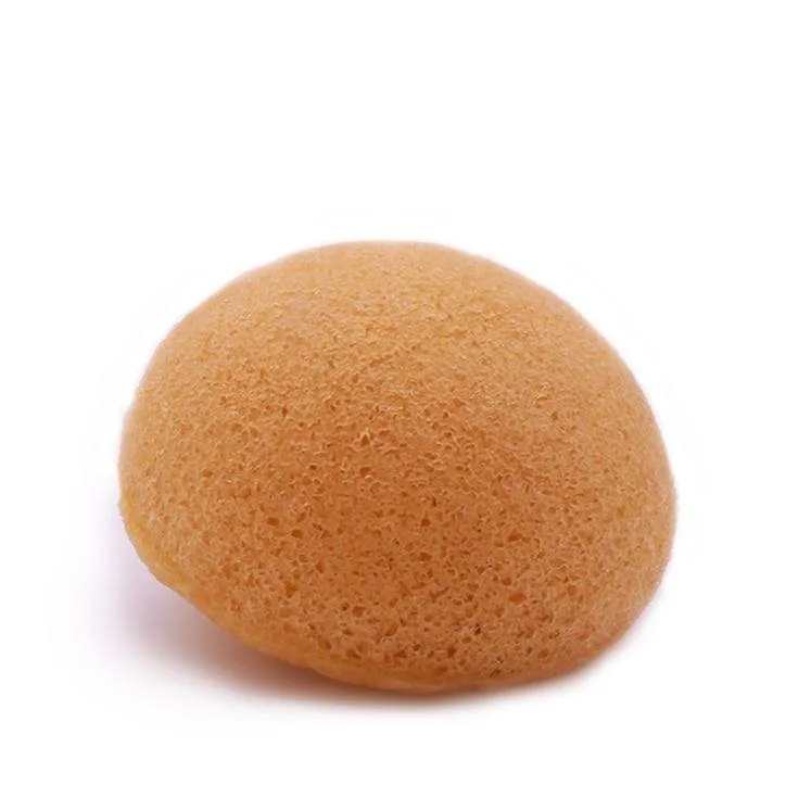 
Half ball Konjac Sponge 100% All Natural Facial Sponge with Activated Bamboo Charcoal. 