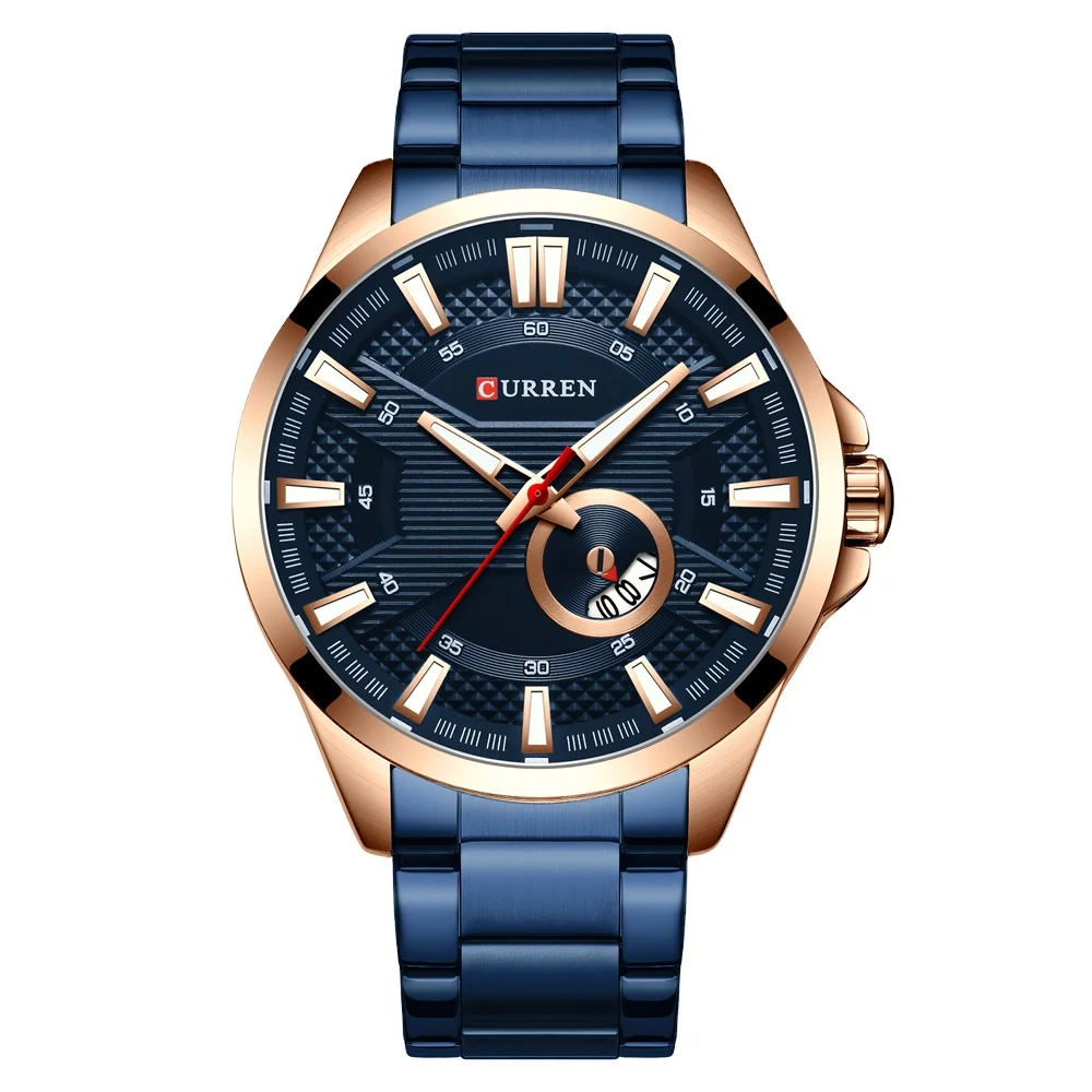 

CURREN 8372 Men's Watch Quartz Watches Business Wristwatches Gold Luxury Watches Stainless Steel Relogio Masculino