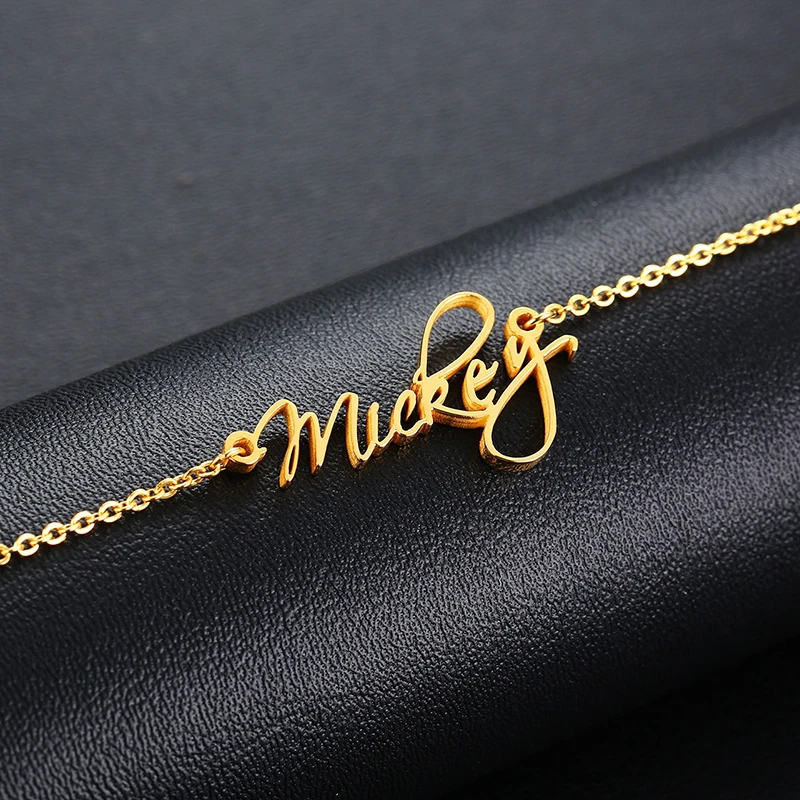 

Qings DIY Stainless Steel Necklace Christmas Gift Custom Name Necklace
